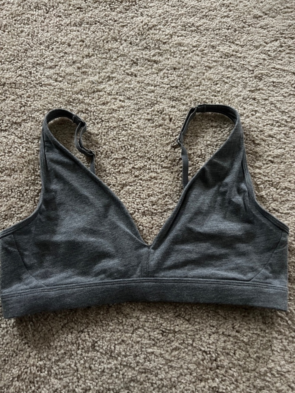 State of day Charcoal Gray Wireless Bralette